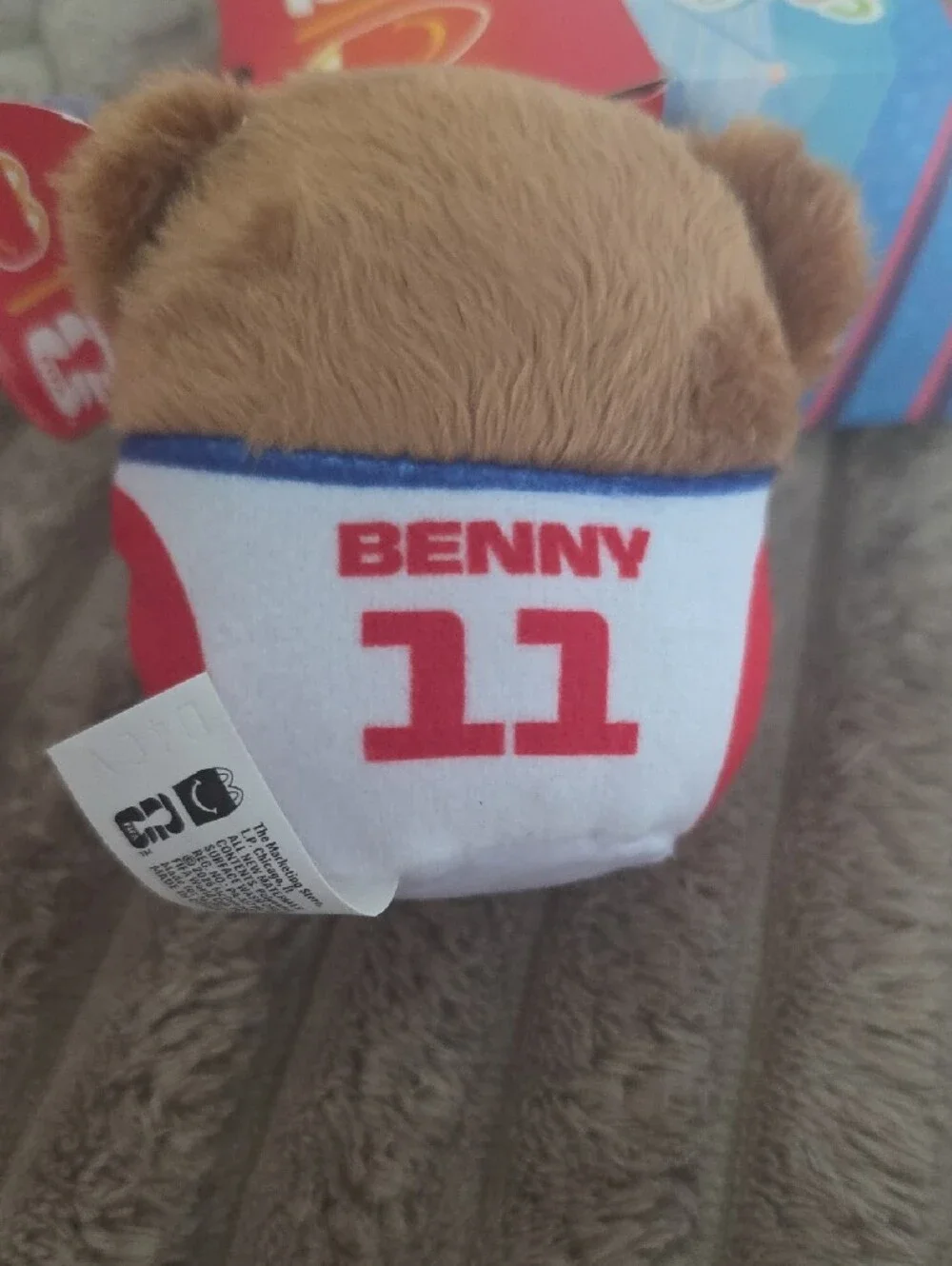 Squishmallows Benny Plush - Brown, White, Black